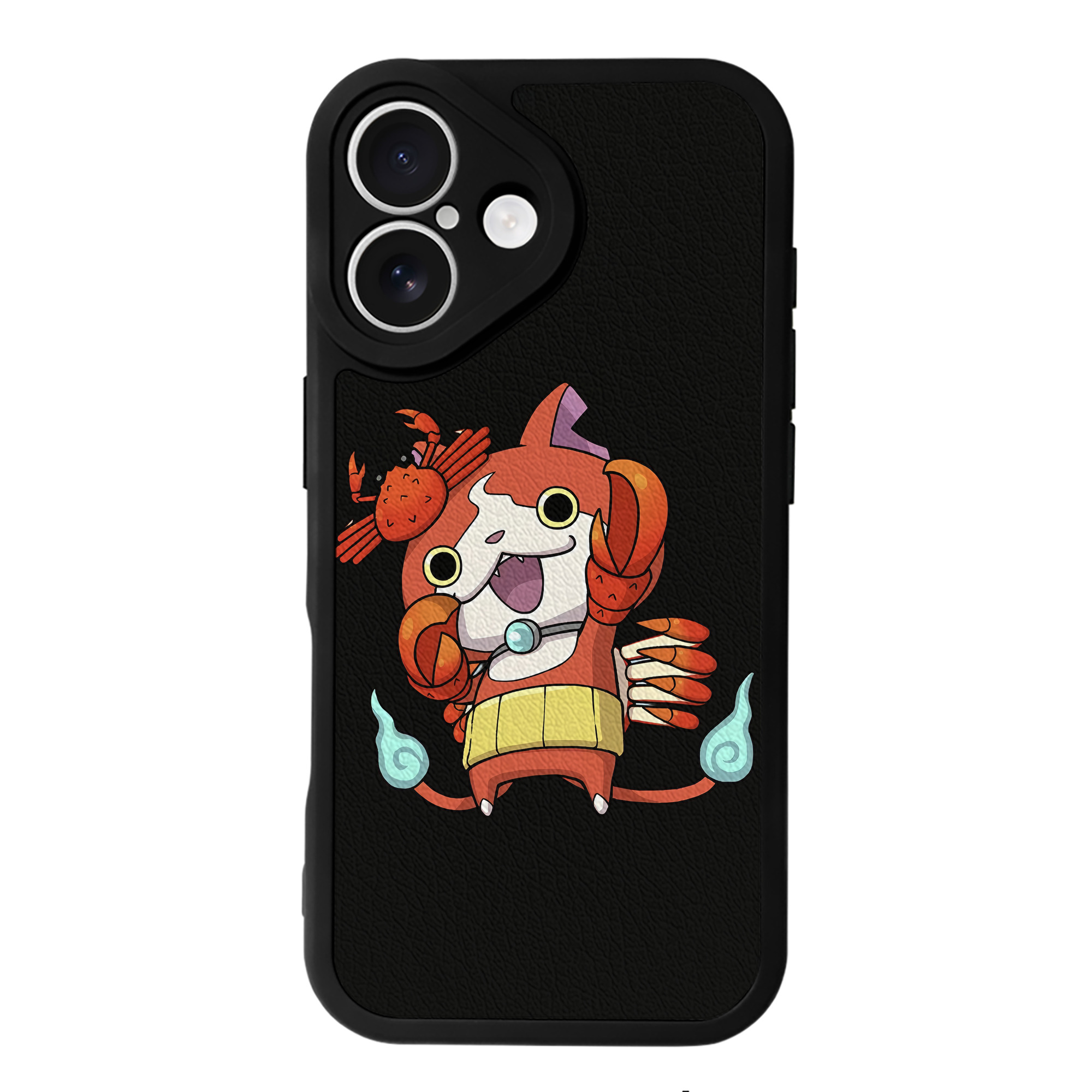 （画像用） 妖怪ウォッチ Yo-kai Watch 【iPhone 16シリーズ対応】シリコンスマホケース（レザー調） 材質：シリコン